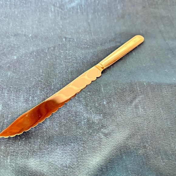 Wm A Rogers Silverplate Flatware BERKELEY Serrated Bread Knife 1929 "A" Monogram - Picture 8 of 9